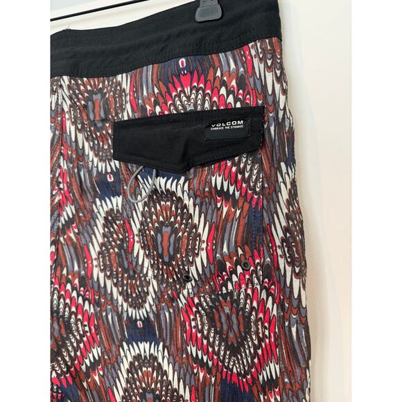Volcom Natural Visions Stoney 'China Blue' Men's Board Shorts, Size 32 - Picture 4 of 6